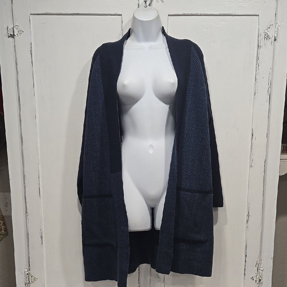 GIZEH TRICOTS MID LENGTH CARDIGAN SWEATER.. #6871